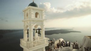 wedding video santorini