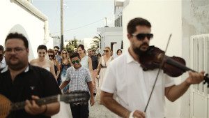 wedding video santorini