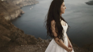 wedding video santorini